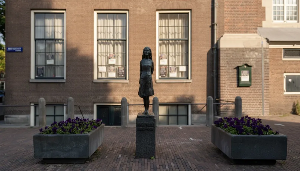 Sculpture of Anne Frank, Westermarkt
